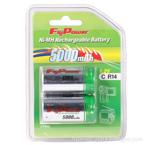 Ni-MH 1.2V C5000mAh Rechargeable Battery (FH-C5000C)